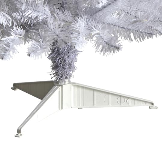 3ft. Pre-Lit White Artificial Christmas Tree, Warm White LED Lights